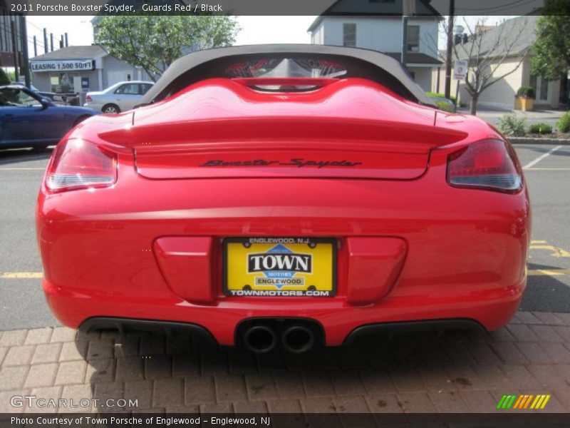 Guards Red / Black 2011 Porsche Boxster Spyder
