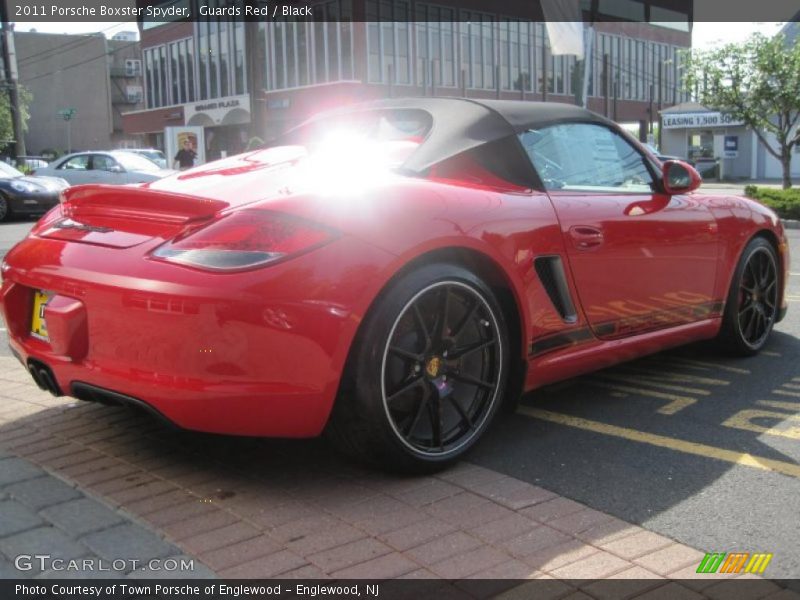 Guards Red / Black 2011 Porsche Boxster Spyder