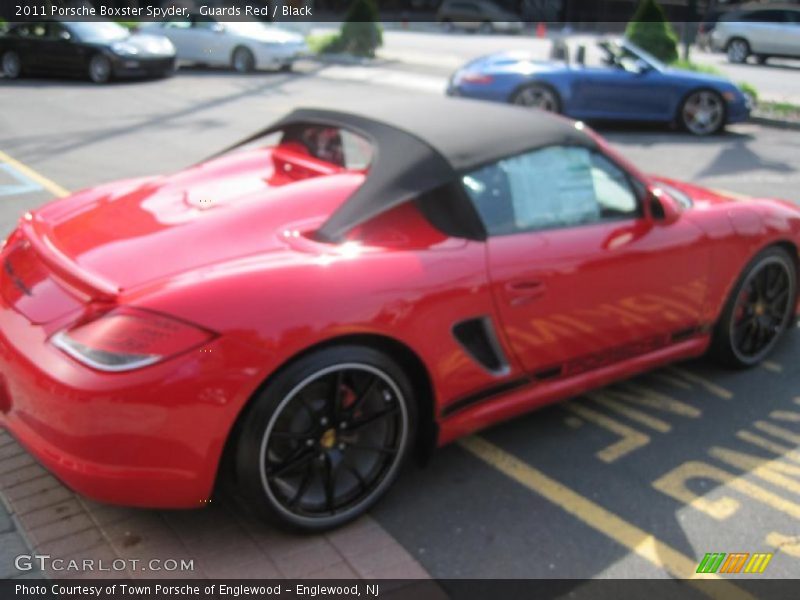 Guards Red / Black 2011 Porsche Boxster Spyder