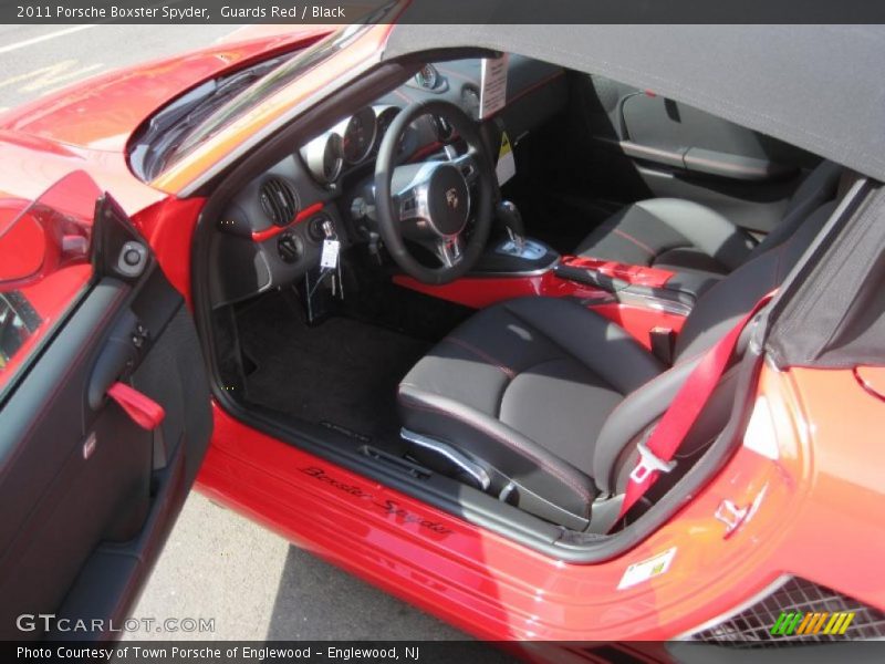 Guards Red / Black 2011 Porsche Boxster Spyder