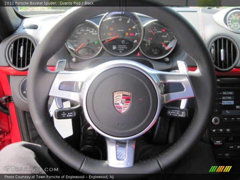 Guards Red / Black 2011 Porsche Boxster Spyder