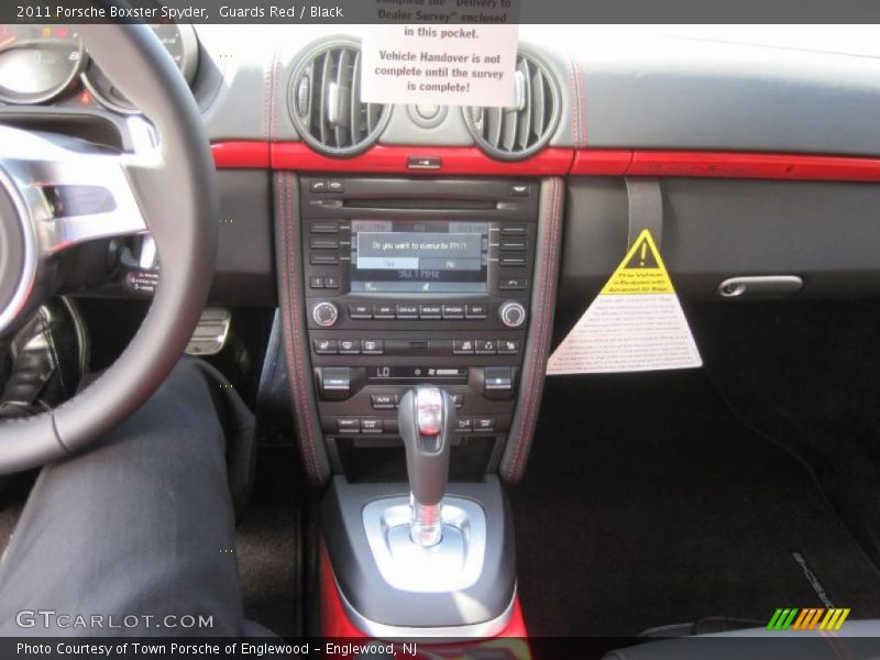 Guards Red / Black 2011 Porsche Boxster Spyder
