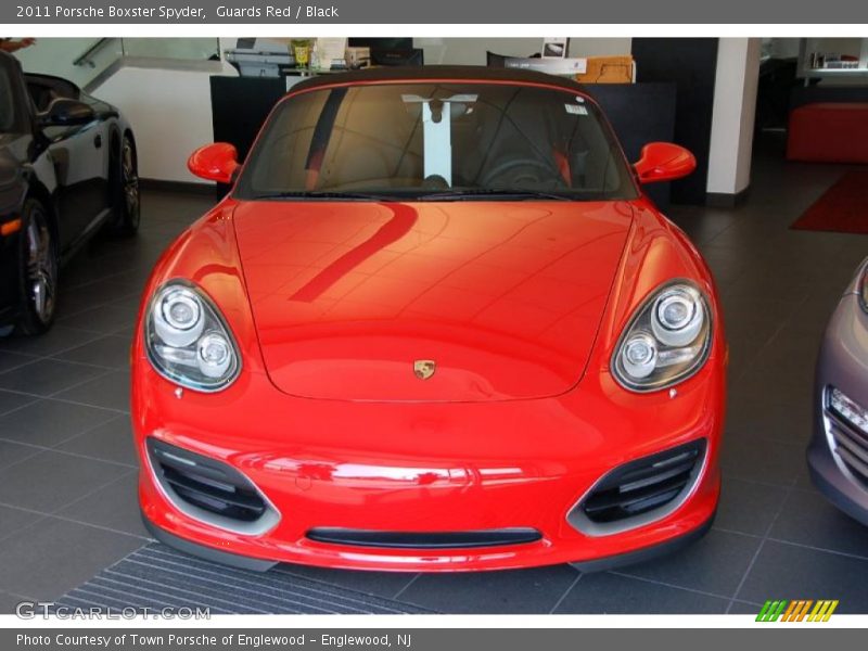 Guards Red / Black 2011 Porsche Boxster Spyder