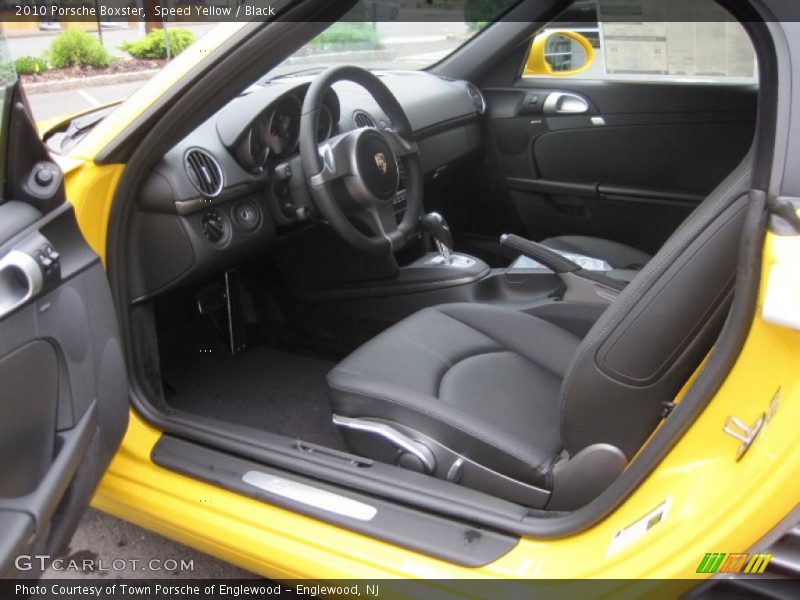 Speed Yellow / Black 2010 Porsche Boxster