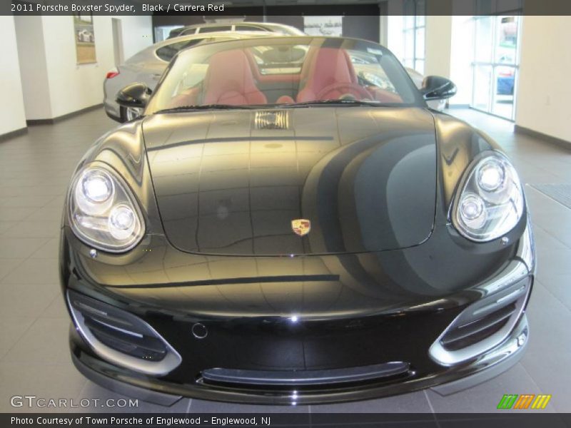 Black / Carrera Red 2011 Porsche Boxster Spyder
