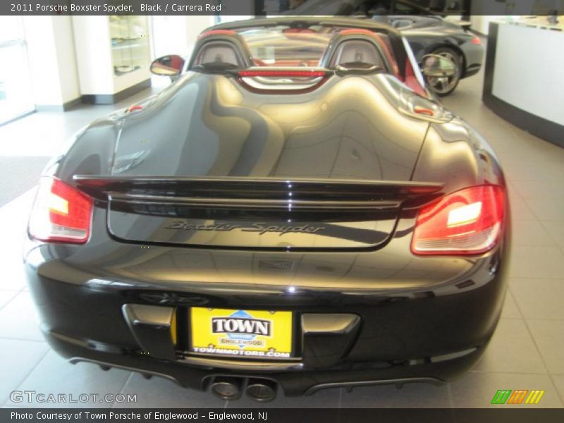 Black / Carrera Red 2011 Porsche Boxster Spyder