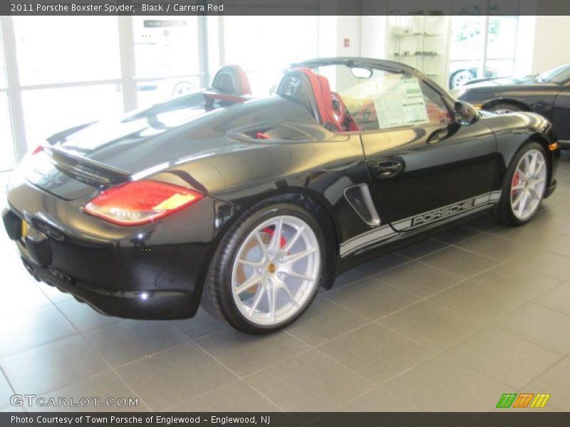 Black / Carrera Red 2011 Porsche Boxster Spyder