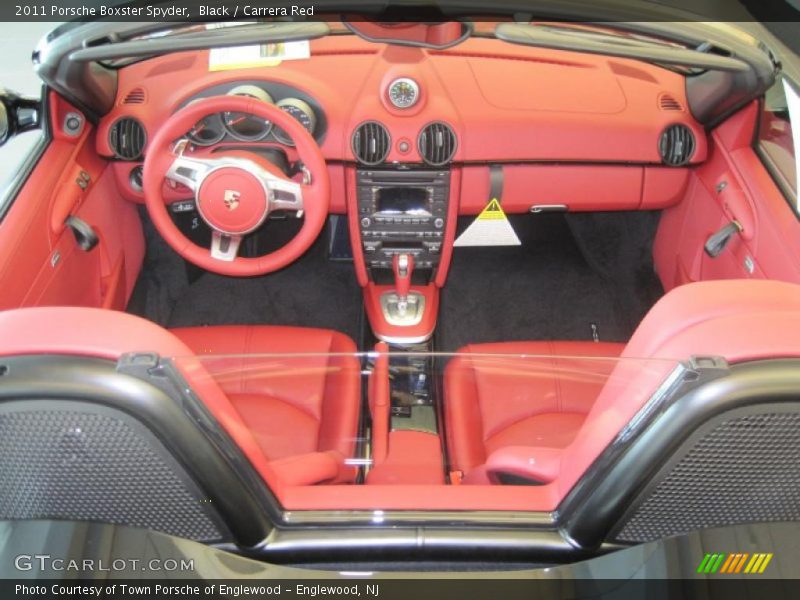 Black / Carrera Red 2011 Porsche Boxster Spyder