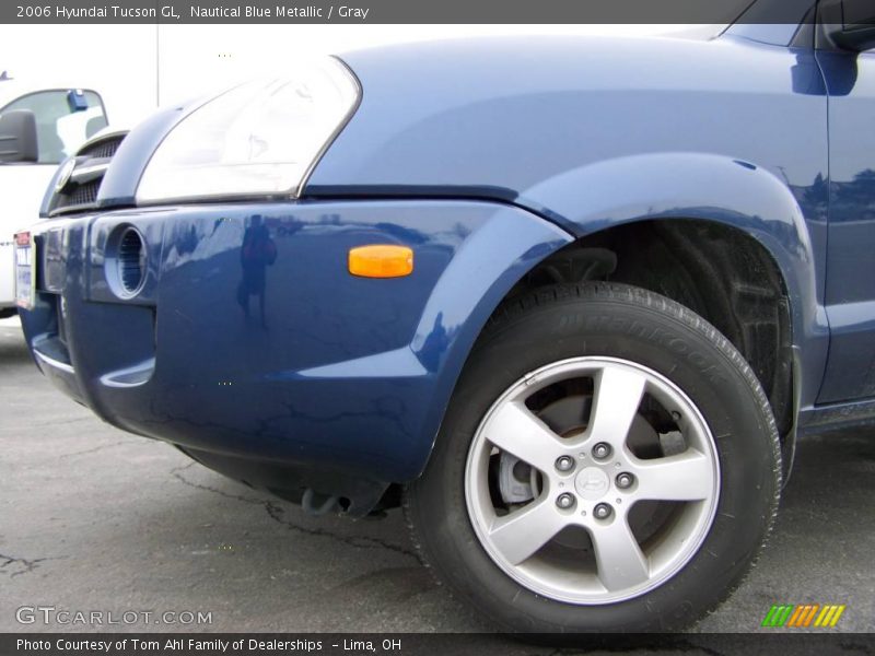 Nautical Blue Metallic / Gray 2006 Hyundai Tucson GL