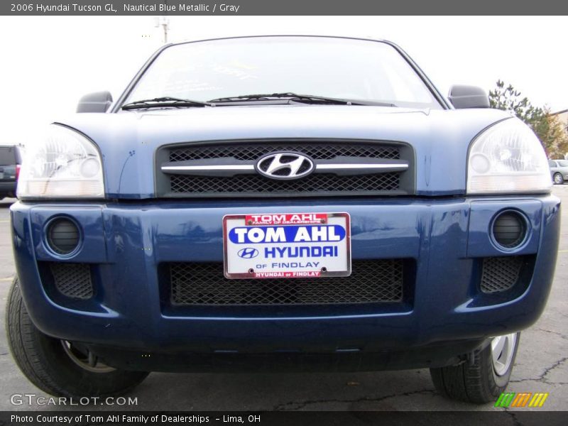 Nautical Blue Metallic / Gray 2006 Hyundai Tucson GL