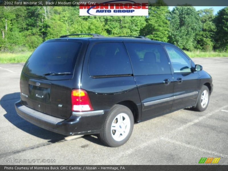 Black / Medium Graphite Grey 2002 Ford Windstar SE