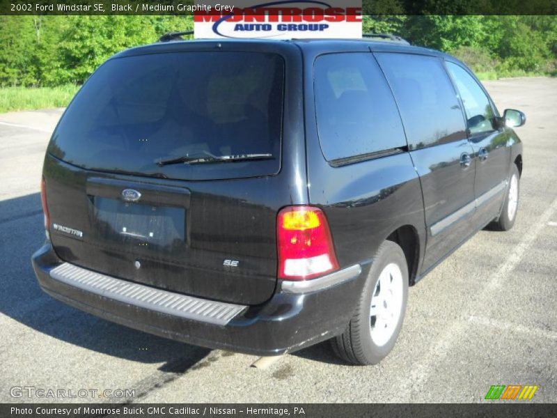 Black / Medium Graphite Grey 2002 Ford Windstar SE