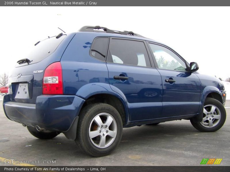 Nautical Blue Metallic / Gray 2006 Hyundai Tucson GL