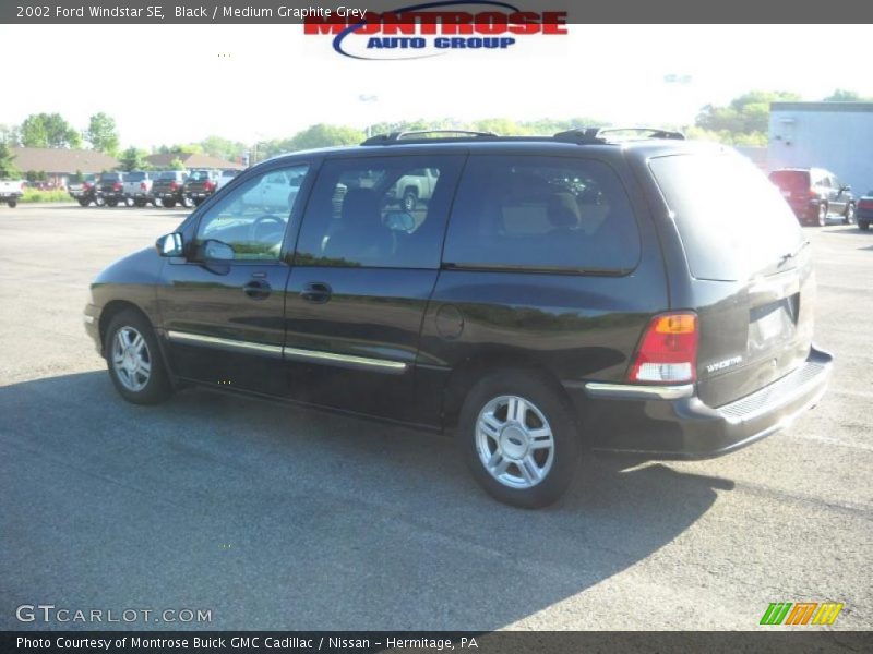 Black / Medium Graphite Grey 2002 Ford Windstar SE
