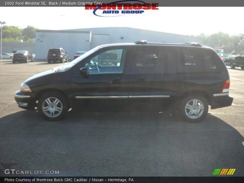 Black / Medium Graphite Grey 2002 Ford Windstar SE