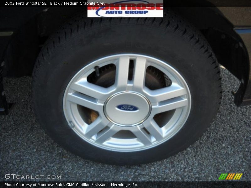 Black / Medium Graphite Grey 2002 Ford Windstar SE