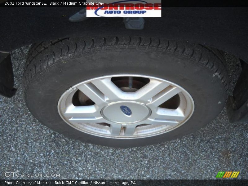 Black / Medium Graphite Grey 2002 Ford Windstar SE