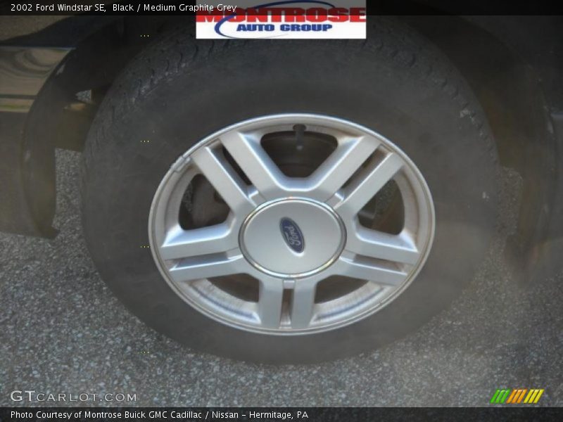 Black / Medium Graphite Grey 2002 Ford Windstar SE