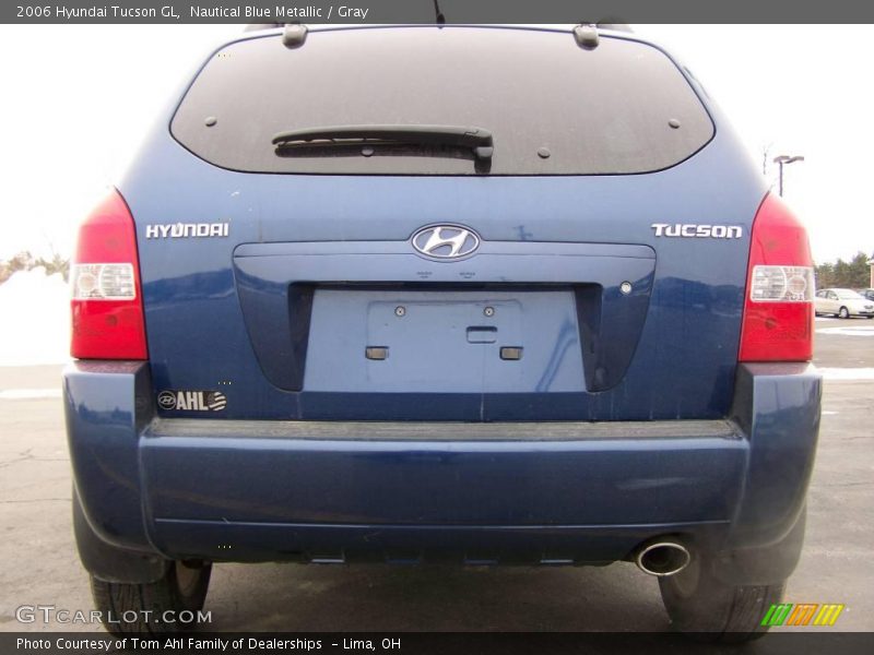 Nautical Blue Metallic / Gray 2006 Hyundai Tucson GL