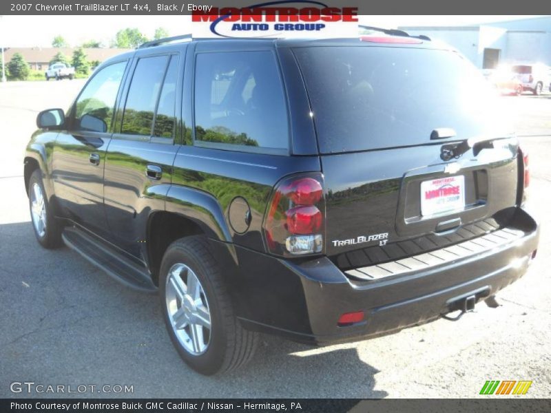 Black / Ebony 2007 Chevrolet TrailBlazer LT 4x4