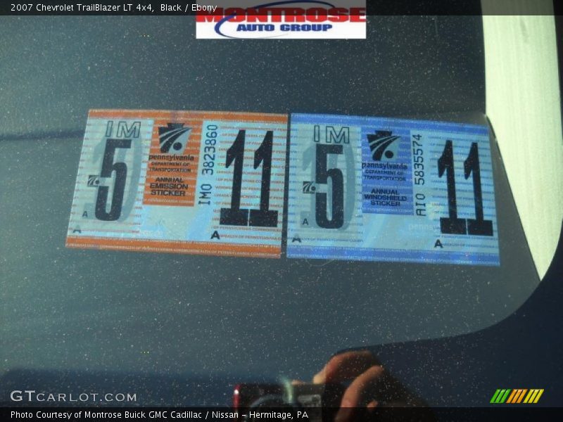 Black / Ebony 2007 Chevrolet TrailBlazer LT 4x4