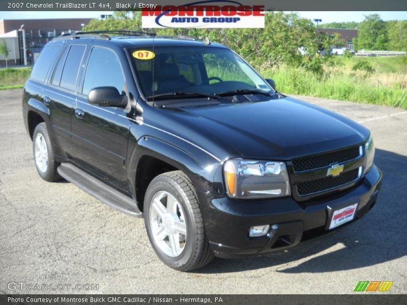 Black / Ebony 2007 Chevrolet TrailBlazer LT 4x4