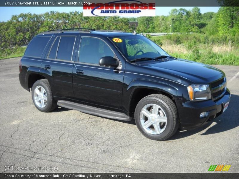 Black / Ebony 2007 Chevrolet TrailBlazer LT 4x4