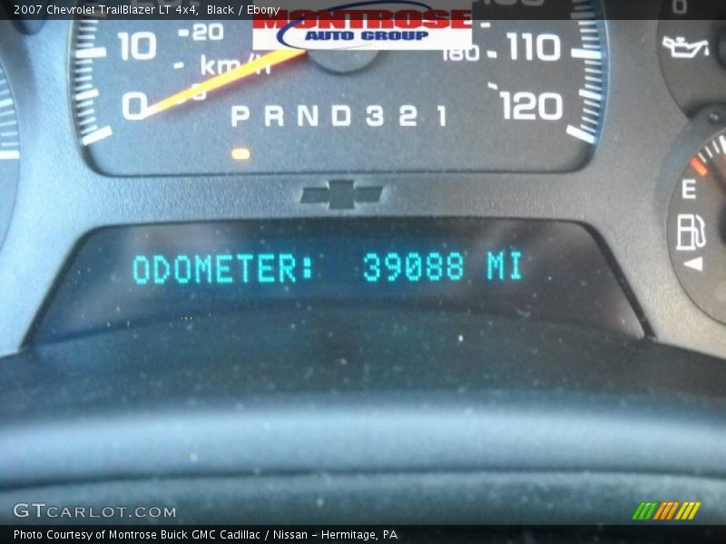 Black / Ebony 2007 Chevrolet TrailBlazer LT 4x4