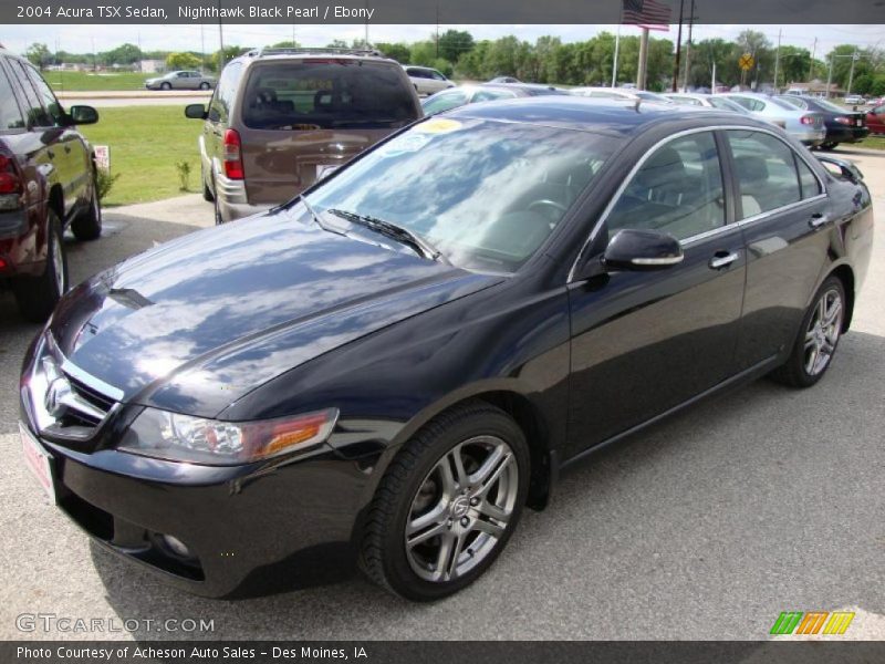 Nighthawk Black Pearl / Ebony 2004 Acura TSX Sedan
