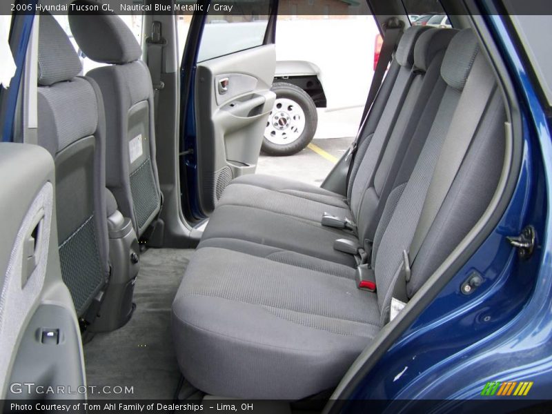 Nautical Blue Metallic / Gray 2006 Hyundai Tucson GL