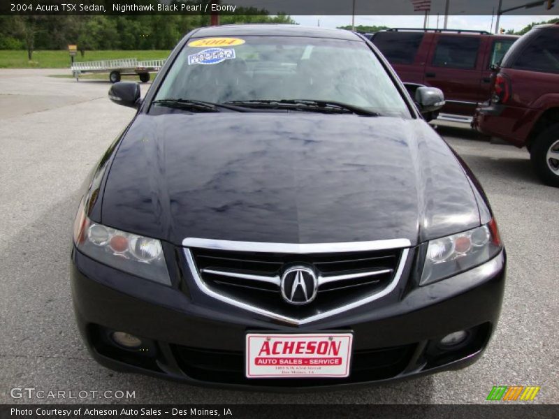 Nighthawk Black Pearl / Ebony 2004 Acura TSX Sedan