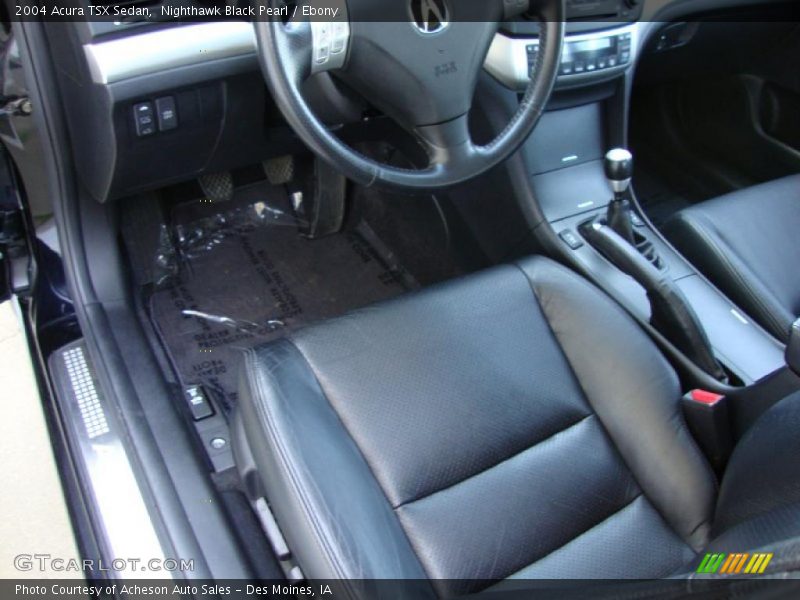 Nighthawk Black Pearl / Ebony 2004 Acura TSX Sedan
