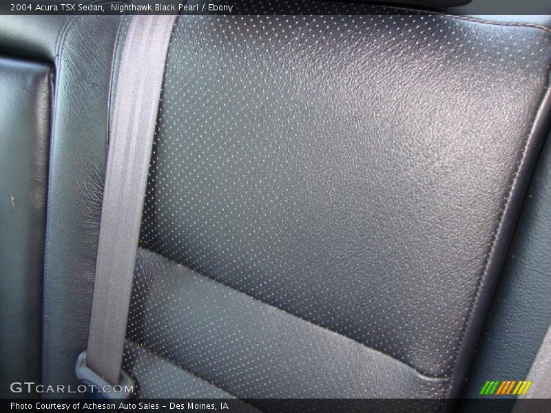 Nighthawk Black Pearl / Ebony 2004 Acura TSX Sedan