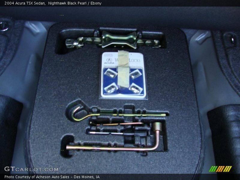 Nighthawk Black Pearl / Ebony 2004 Acura TSX Sedan