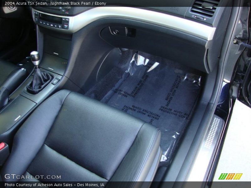Nighthawk Black Pearl / Ebony 2004 Acura TSX Sedan