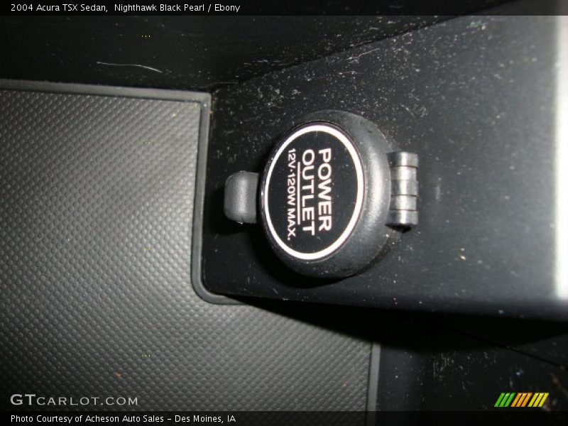 Nighthawk Black Pearl / Ebony 2004 Acura TSX Sedan