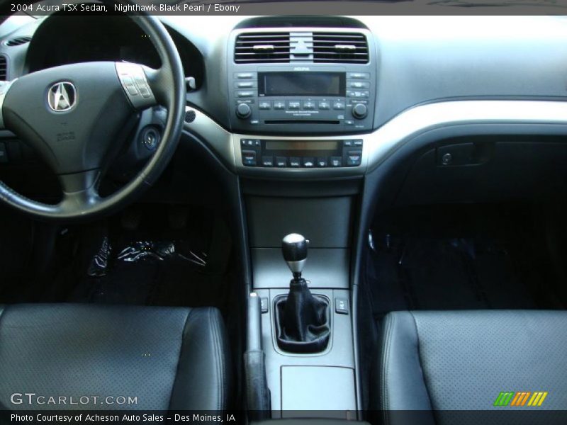 Nighthawk Black Pearl / Ebony 2004 Acura TSX Sedan