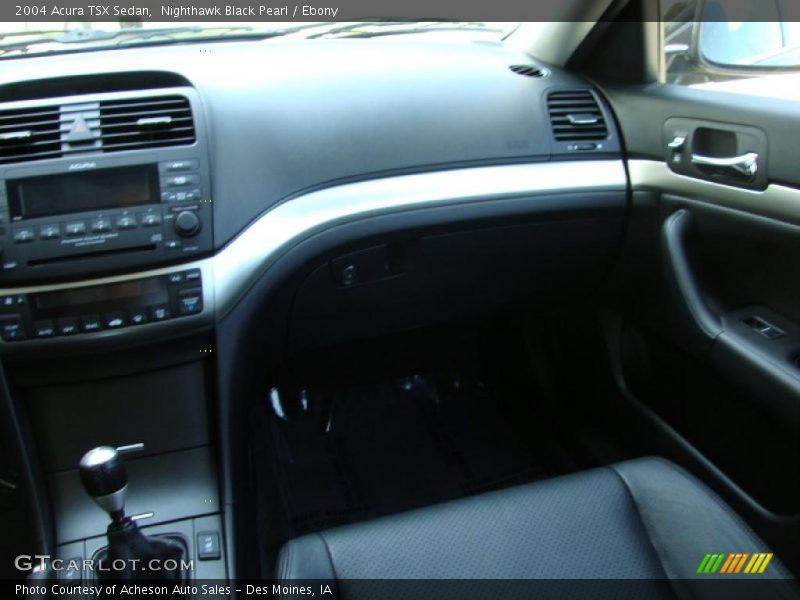 Nighthawk Black Pearl / Ebony 2004 Acura TSX Sedan