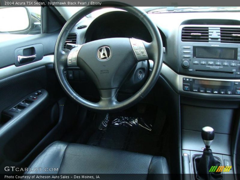 Nighthawk Black Pearl / Ebony 2004 Acura TSX Sedan