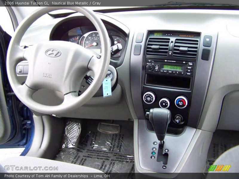 Nautical Blue Metallic / Gray 2006 Hyundai Tucson GL