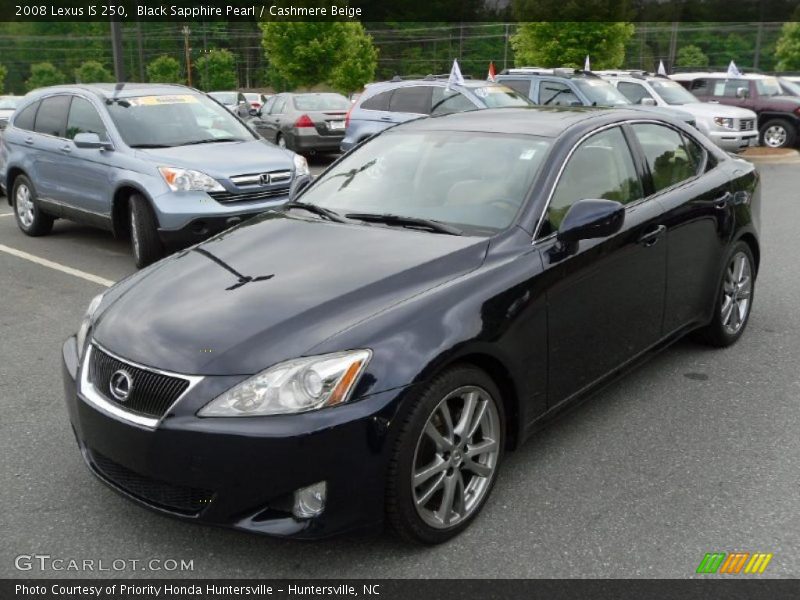 Black Sapphire Pearl / Cashmere Beige 2008 Lexus IS 250