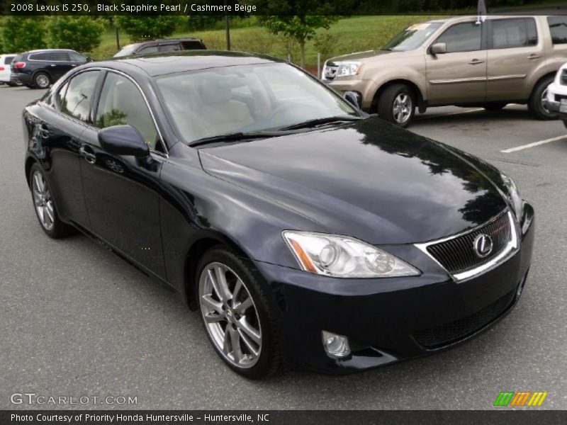 Black Sapphire Pearl / Cashmere Beige 2008 Lexus IS 250