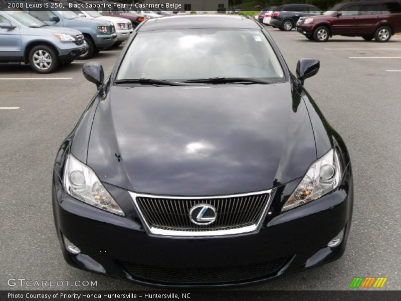 Black Sapphire Pearl / Cashmere Beige 2008 Lexus IS 250