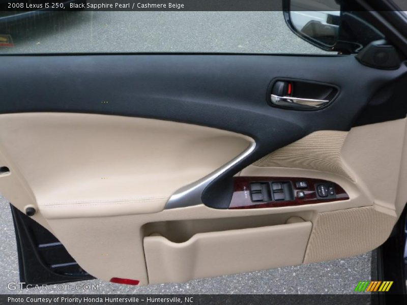 Black Sapphire Pearl / Cashmere Beige 2008 Lexus IS 250