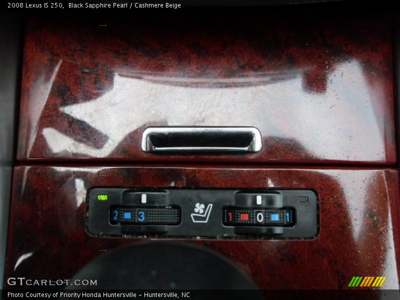 Black Sapphire Pearl / Cashmere Beige 2008 Lexus IS 250