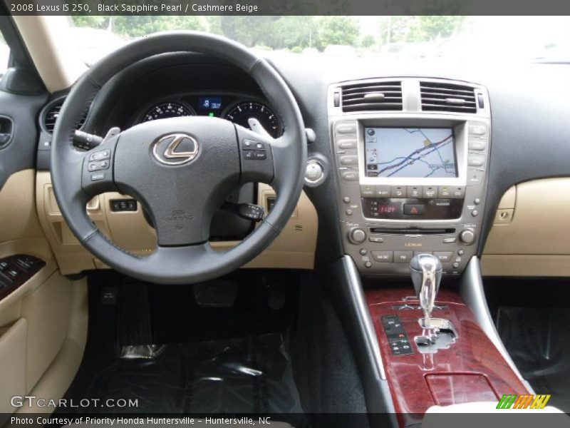 Black Sapphire Pearl / Cashmere Beige 2008 Lexus IS 250