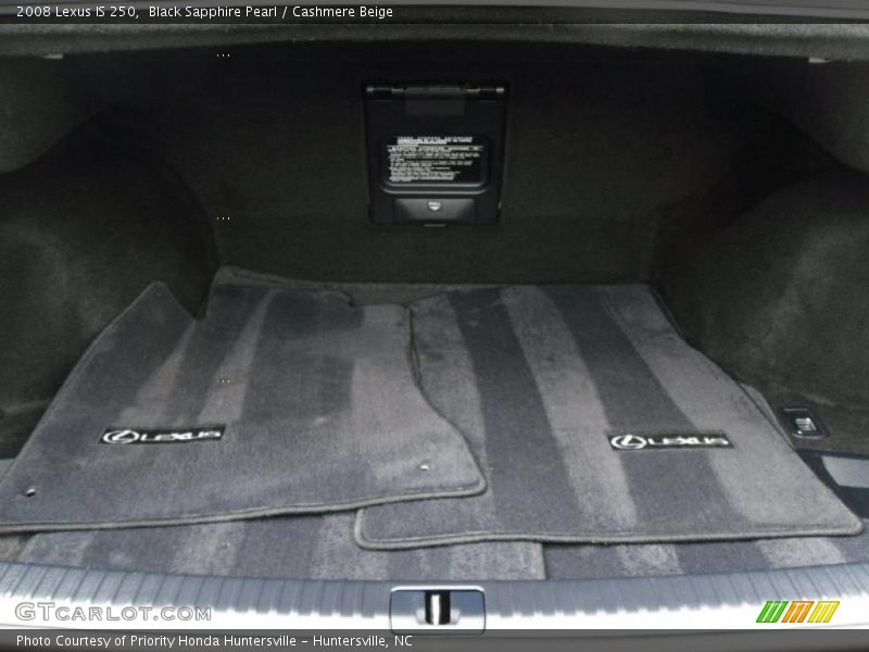 Black Sapphire Pearl / Cashmere Beige 2008 Lexus IS 250