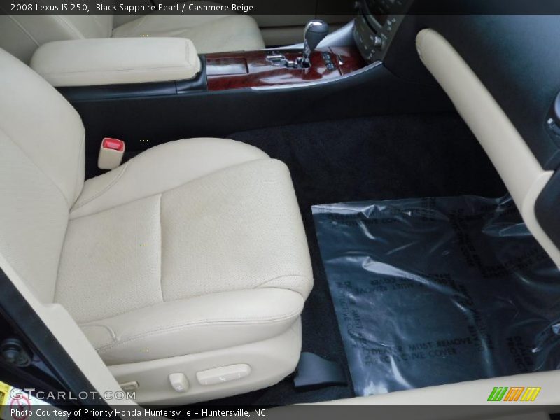 Black Sapphire Pearl / Cashmere Beige 2008 Lexus IS 250
