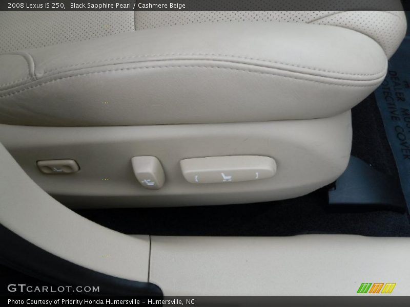 Black Sapphire Pearl / Cashmere Beige 2008 Lexus IS 250
