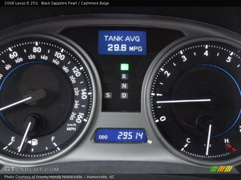 Black Sapphire Pearl / Cashmere Beige 2008 Lexus IS 250